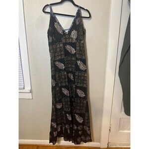 Blue Sky Size XL Embroidered NWT Nepal Maxi Dress